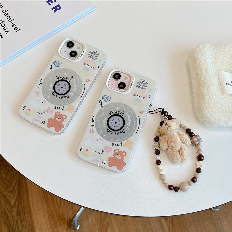 iPhone - Urban Kitty Case with Stylish Lanyard