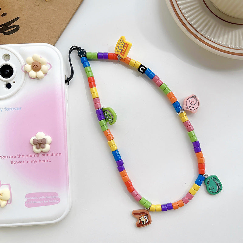 Rainbow Coloured Cute Lanyard