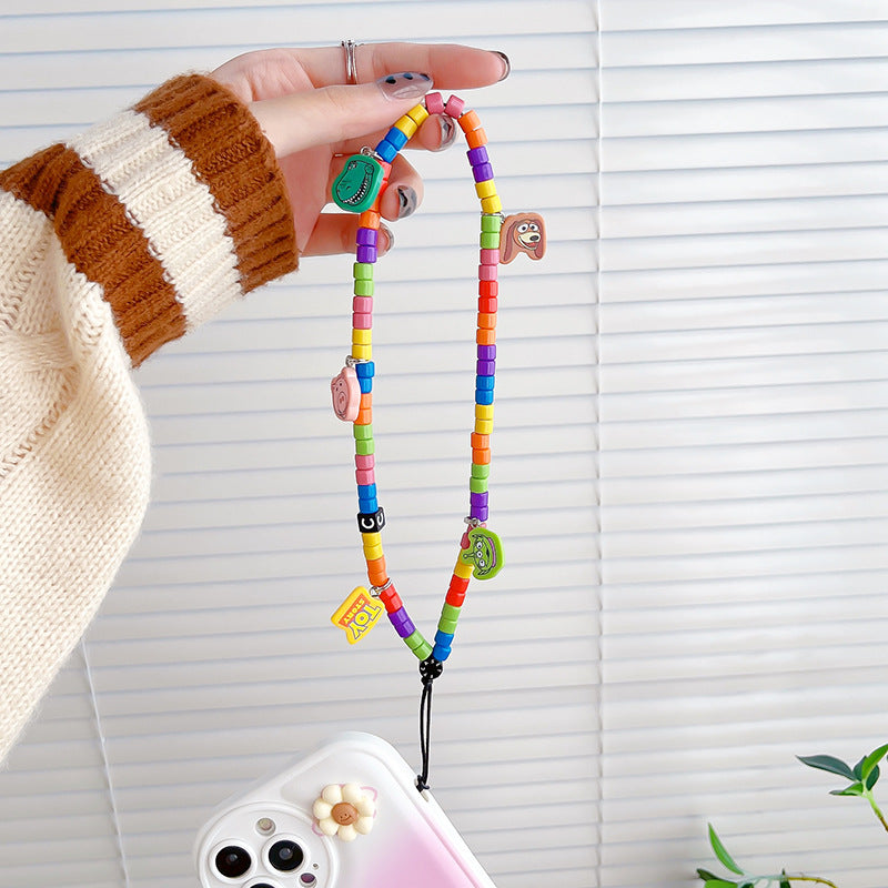 Rainbow Coloured Cute Lanyard