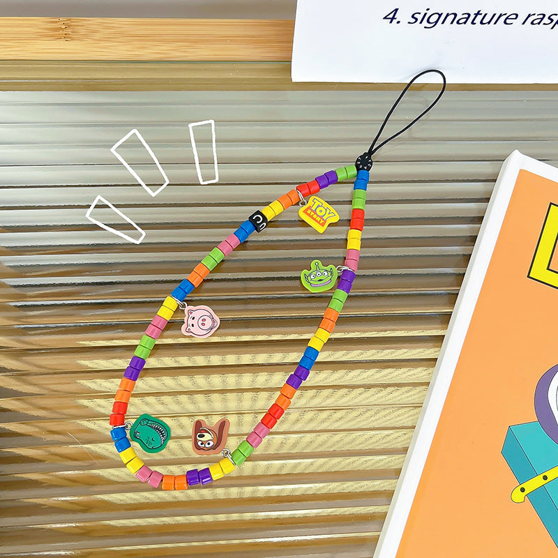 Rainbow Coloured Cute Lanyard