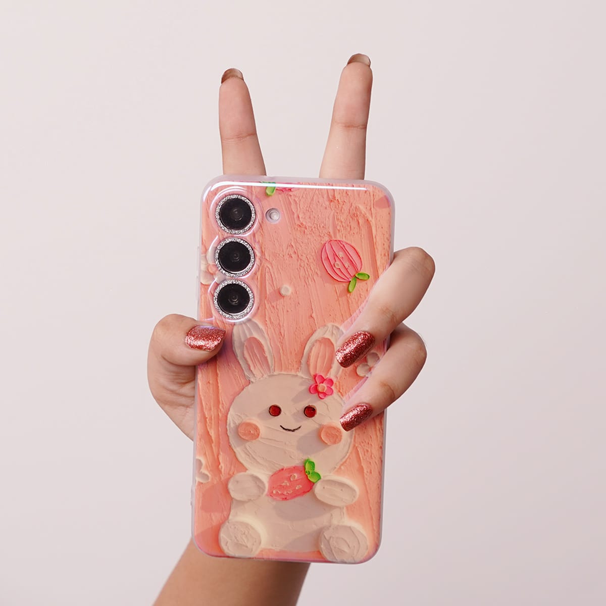 Galaxy S Series - Twisted Frame Rabbit Case