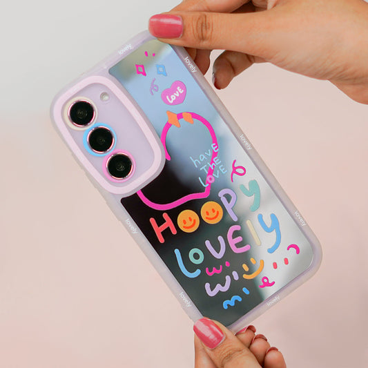 Galaxy S Series - Lovely Heart Mirror Case