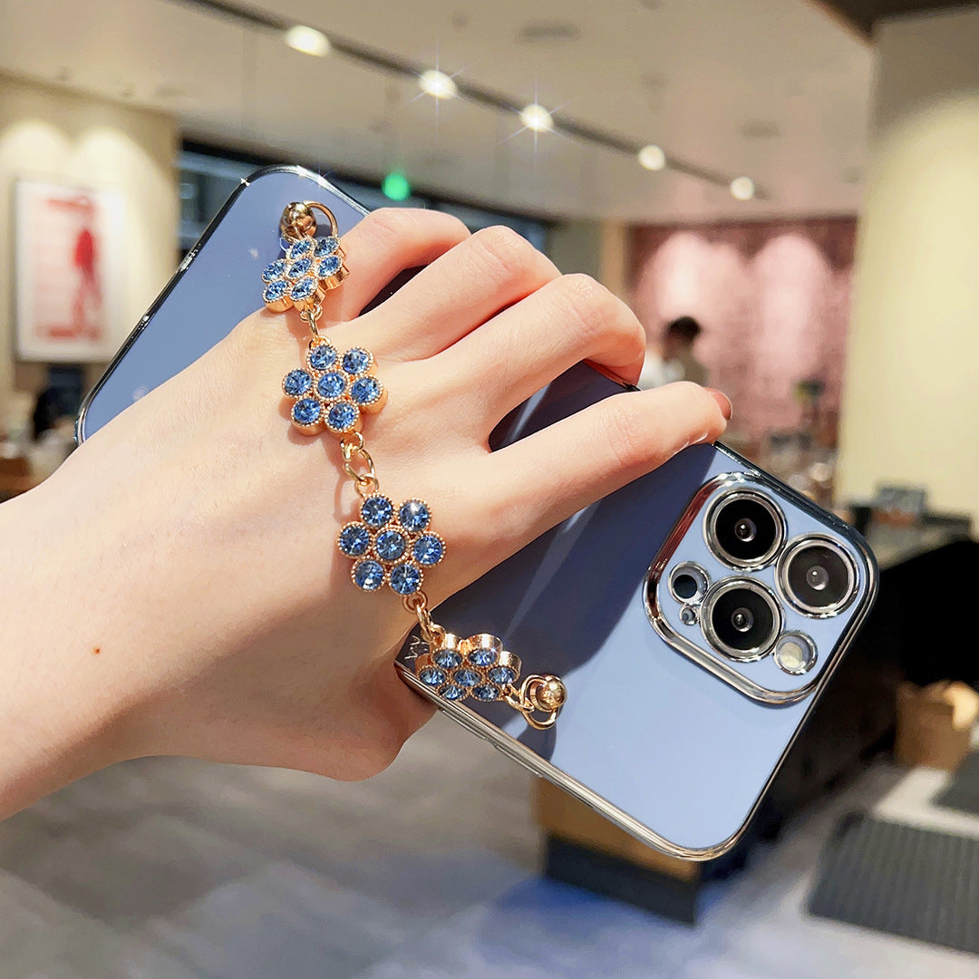 OnePlus 11 Series - Luxury Electroplating Flower Chain Case