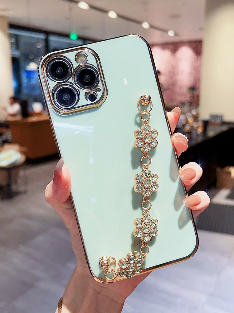 OnePlus 11 Series - Luxury Electroplating Flower Chain Case