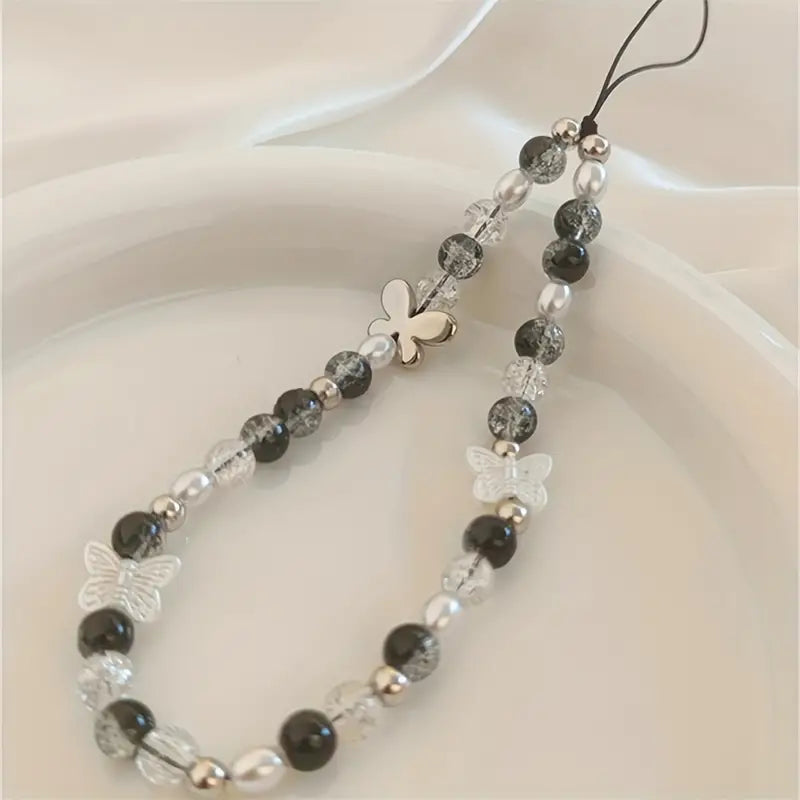 Crystal Butterfly Lanyard