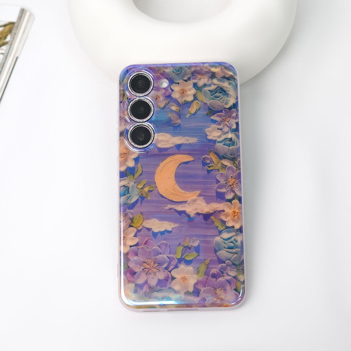 Galaxy S Series - Vintage Floral Charm Case