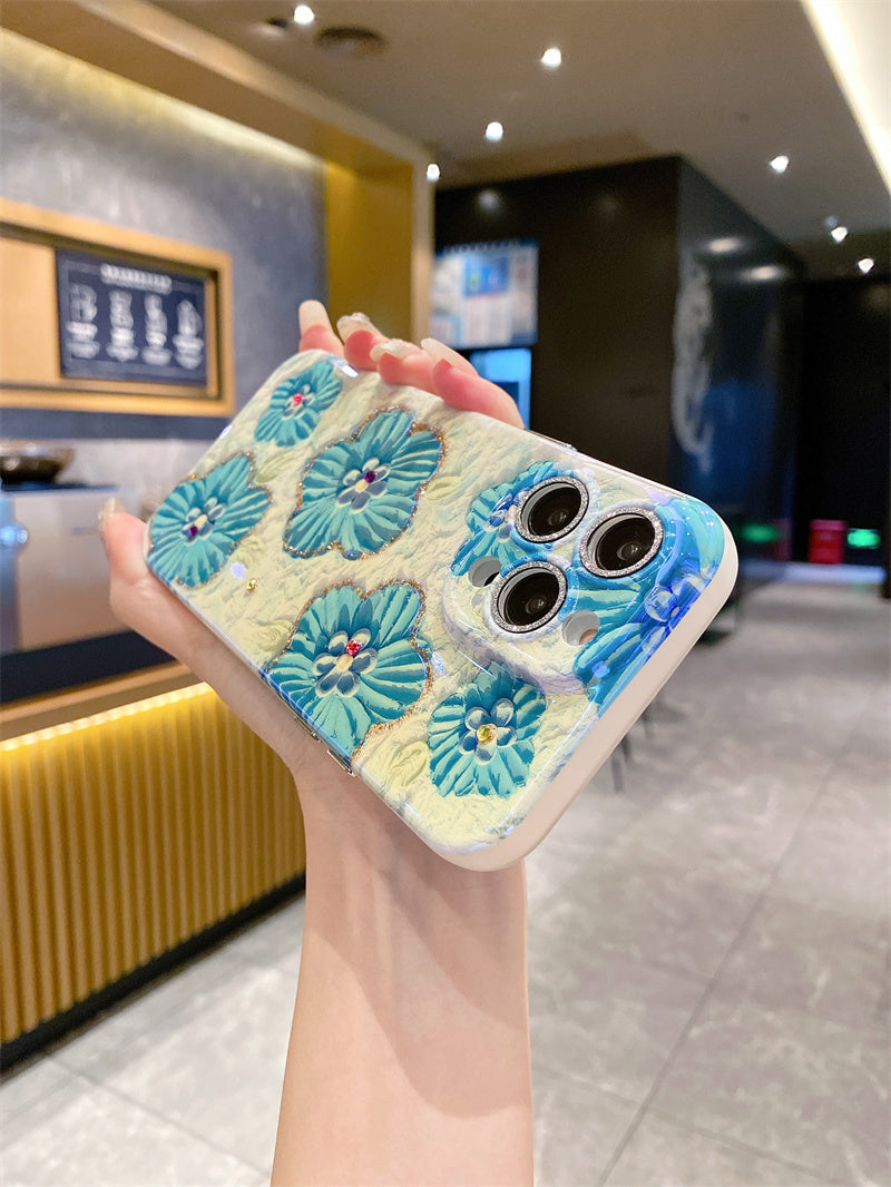 iPhone 14 Series - 3D Floral Design Case