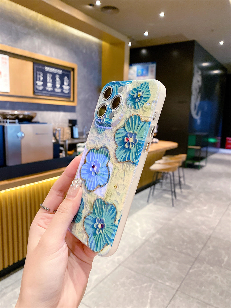 iPhone 14 Series - 3D Floral Design Case