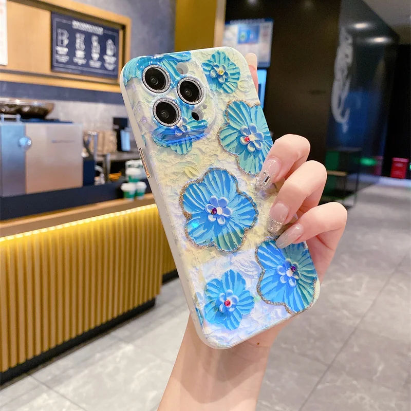 iPhone 14 Series - 3D Floral Design Case