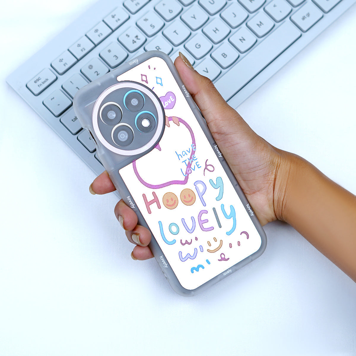 OnePlus - Lovely Heart Mirror Case.