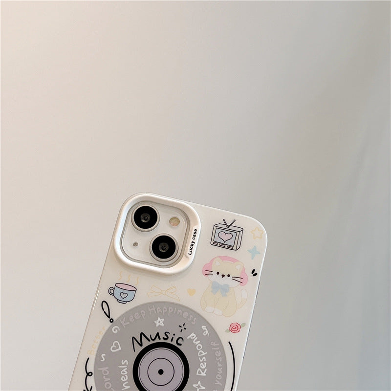 iPhone - Urban Kitty Case with Stylish Lanyard