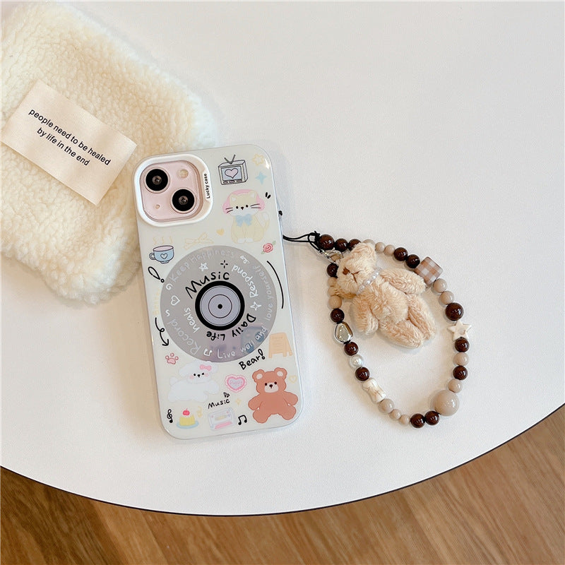 iPhone - Urban Kitty Case with Stylish Lanyard