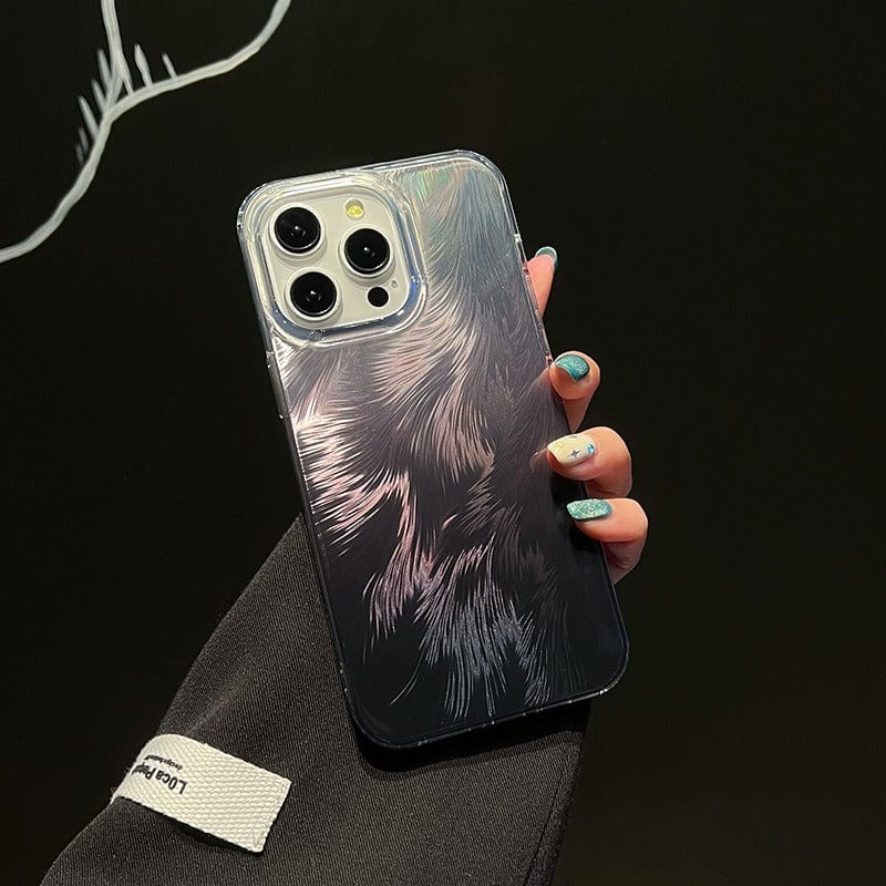 iPhone - Laser Feather Pattern Case